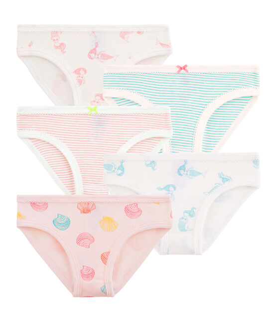 Confezione da 5 slip bambina variante 1