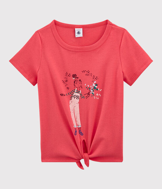 T-shirt a maniche corte in cotone bambina GROSEILLER