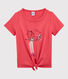 T-shirt a maniche corte in cotone bambina