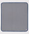 Protezione andi-onde elettromagnetiche in jersey double-face blu SMOKING/bianco ECUME