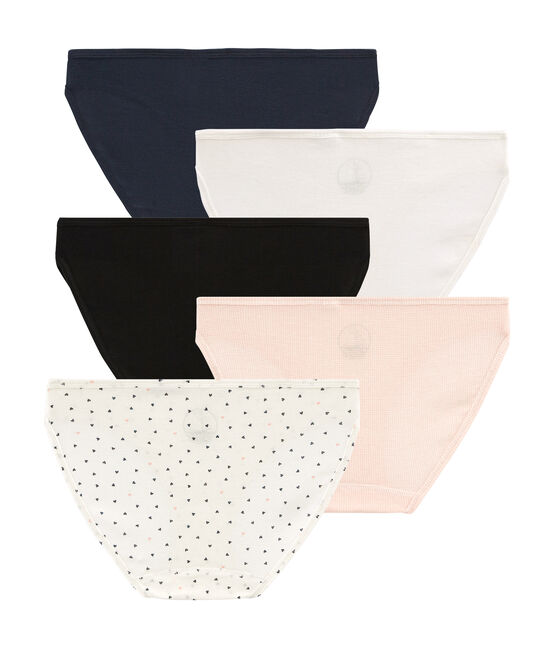 Lotto di 5 slip donna in cotone leggero Variante 1 PACK