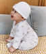 Pigiama in tubique con stampa neonato