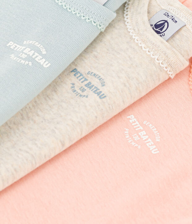 Confezione da 3 body manica corta 130 anni in cotone multicolore