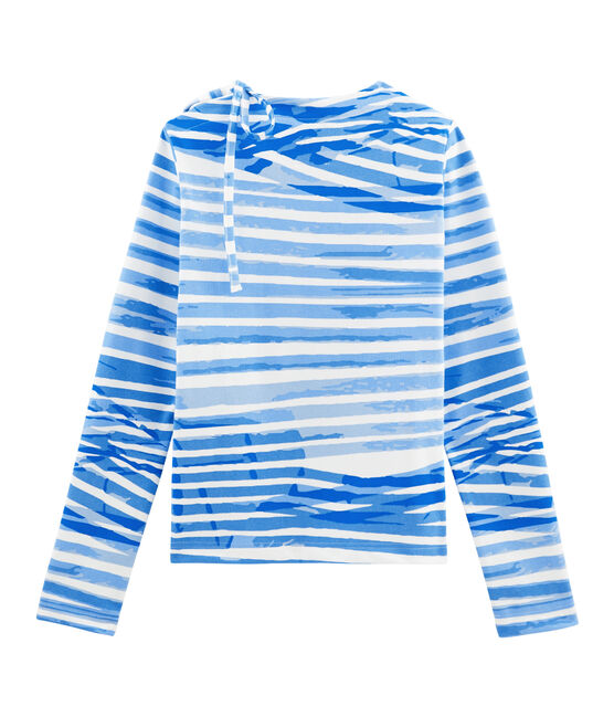 Marinière bianco MARSHMALLOW/blu BLEU