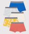 Confezione da 5 boxer bambino Hawaii in cotone variante 1