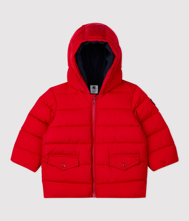 Piumino trapuntato beb&egrave; rosso