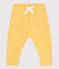 Joggers in cotone tinta unita neonato giallo ORGE