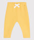Joggers in cotone tinta unita neonato