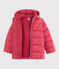 Piumino bambina rosa POPPY