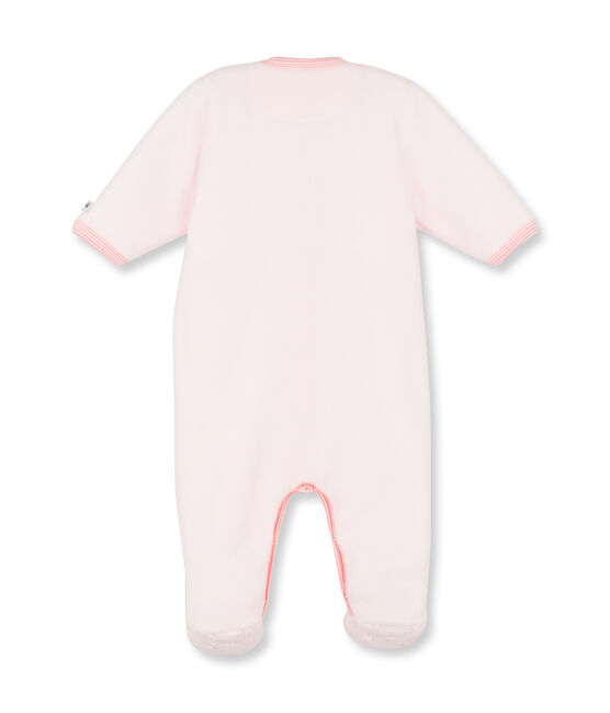 Tutina in pile bebé femmina rosa Vienne