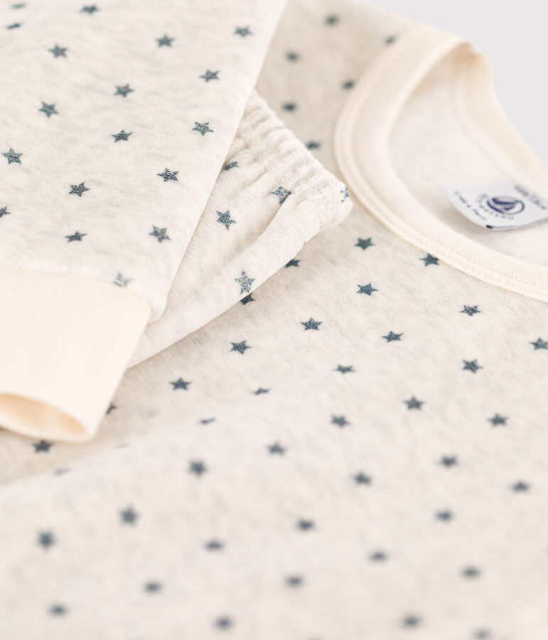 Pigiama in ciniglia per bimbo/bimba, con fantasia stella MONTELIMAR/ DUCKY