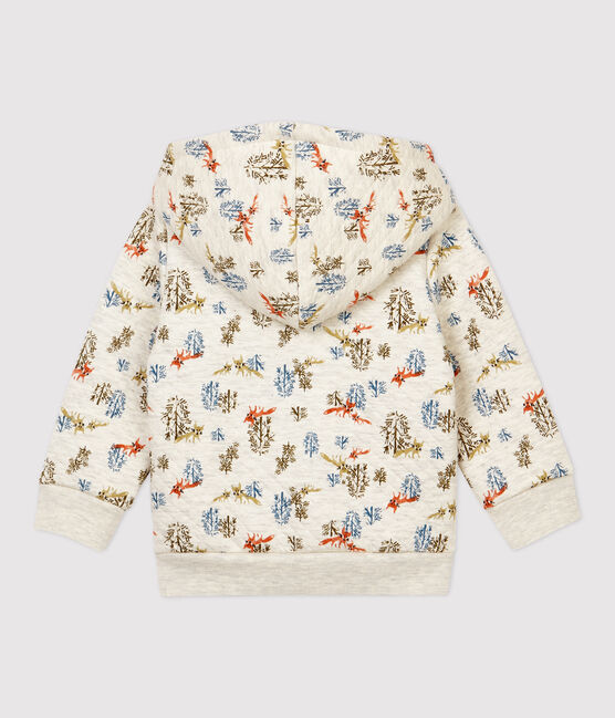 Cardigan trapuntato bebè. beige MONTELIMAR/bianco MULTICO