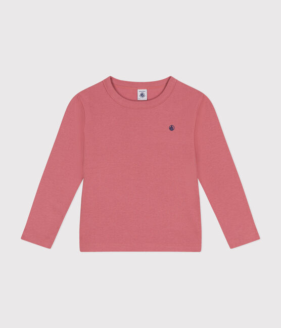 T-shirt a maniche lunghe a costine bambina/bambino rosa ROSEWOOD