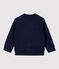 Cardigan bebè in tubique trapuntato blu SMOKING
