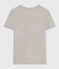 T-shirt LE DROIT girocollo in cotone Donna grigio CHATON CHINE