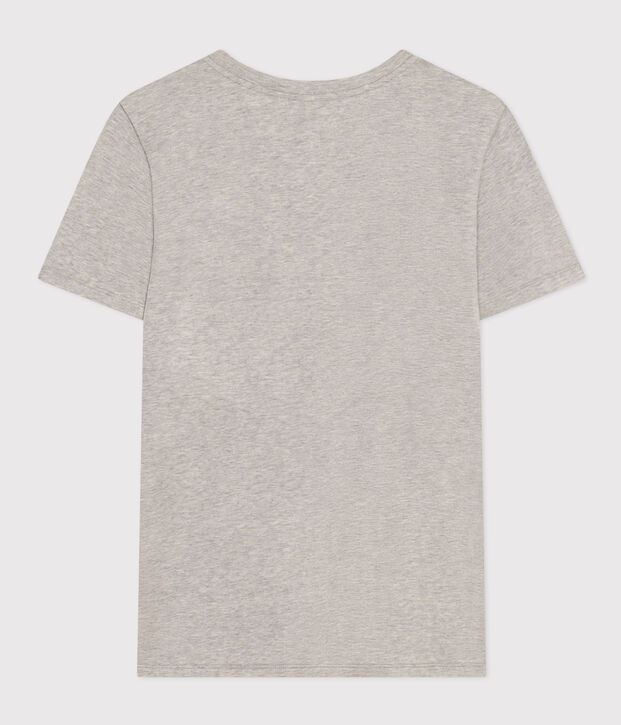 T-shirt LE DROIT girocollo in cotone Donna grigio