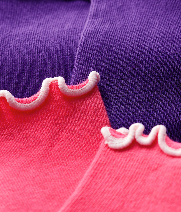 Set di 2 paia di calzini beb&egrave; bambina multicolore