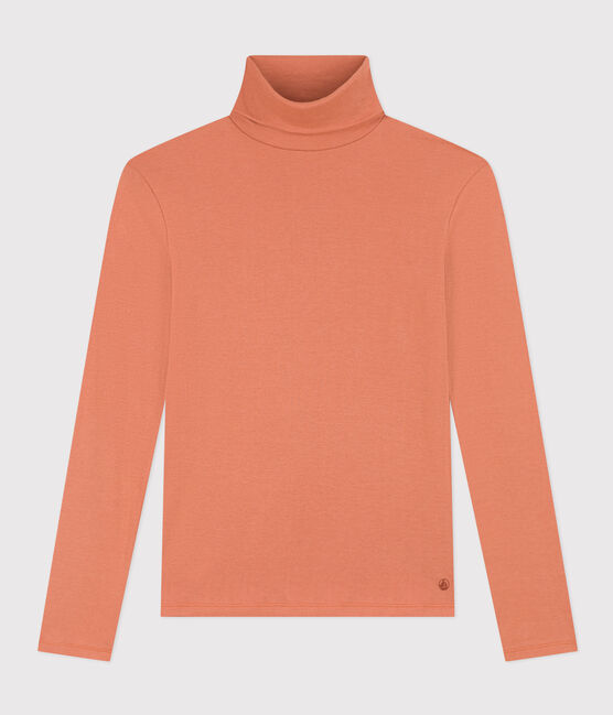 T-shirt dolcevita L'ICONIQUE in cotone Donna rosa SIENNA