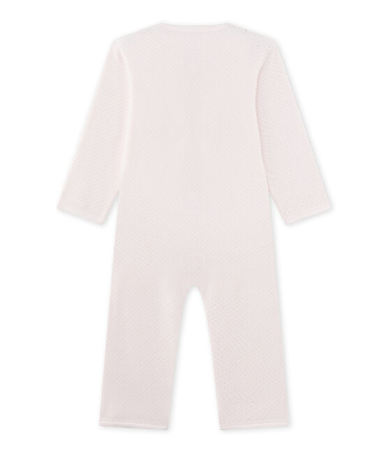Pigiama intero per bambina rosa VIENNE/grigio MISTIGRI