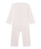 Pigiama intero per bambina rosa VIENNE/grigio MISTIGRI