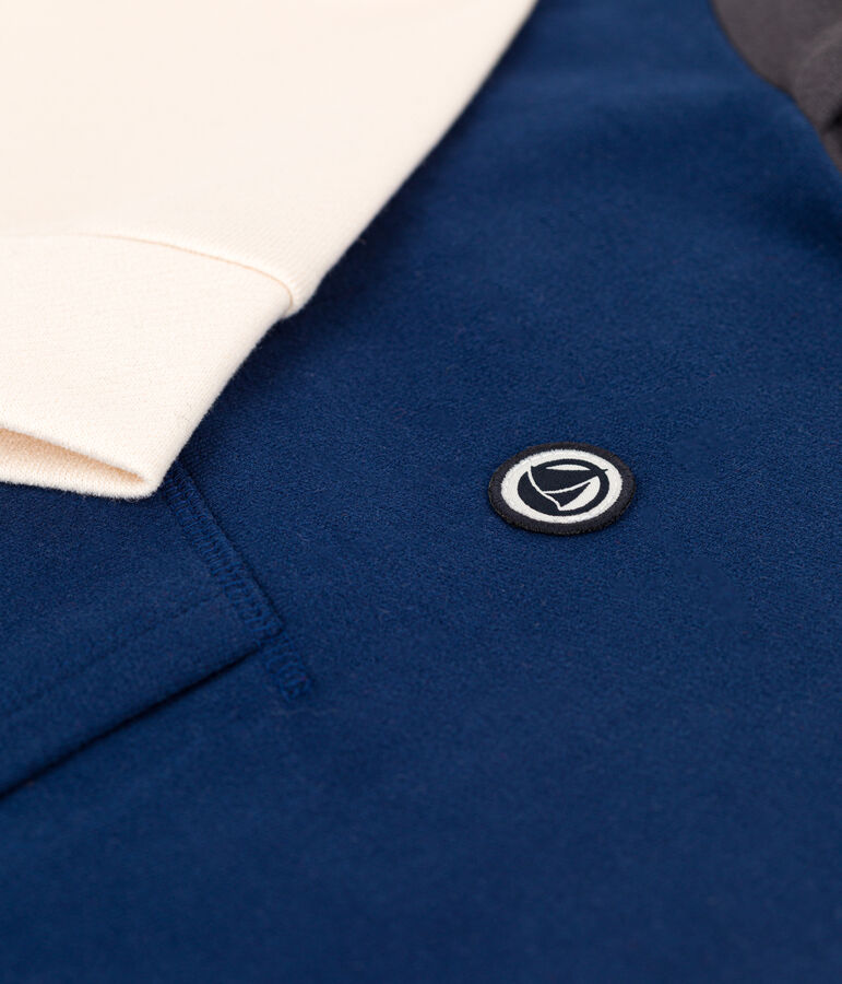 Felpa con cappuccio bambina / bambino blu/multicolore