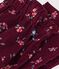 Pantaloni in velluto con stampa a fiori neonato rosso/multicolore