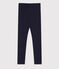 Legging bambina blu SMOKING