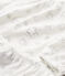 Pigiama bambina fantasia a stelle in ciniglia bianco MARSHMALLOW/grigio ARGENT