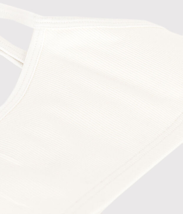 Brassi&egrave;re donna in cotone elastam bianco