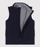 Giacca smanicata in tubique bambino unisex blu SMOKING