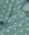 Pigiama bebè in ciniglia a stelle blu BRUT/bianco MARSHMALLOW
