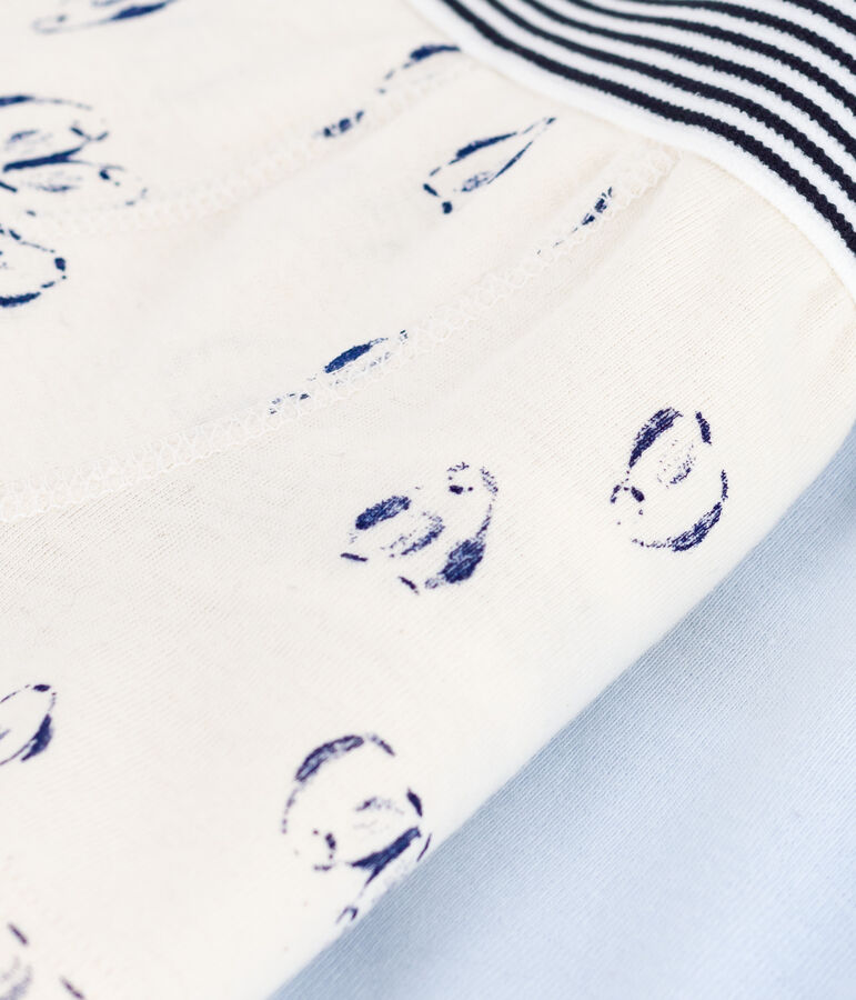 Set di boxer in cotone con stampa di pinguini bambino multicolore