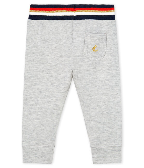 Pantalone bebè femmina in tubique grigio BELUGA CHINE CN