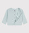 Cardigan neonato in cotone  verde BULLE