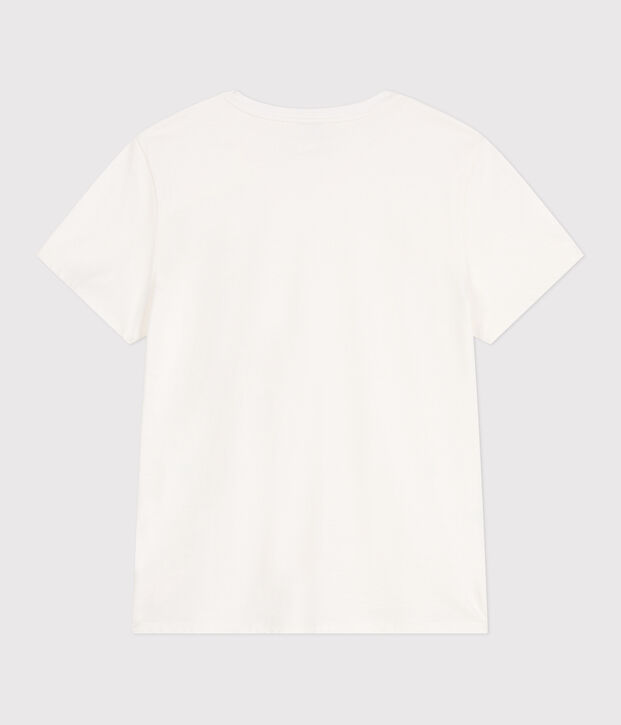 T-shirt donna Le Droit in cotone tinta unita bianco