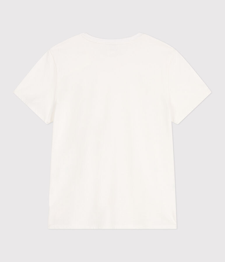 T-shirt donna Le Droit in cotone tinta unita bianco