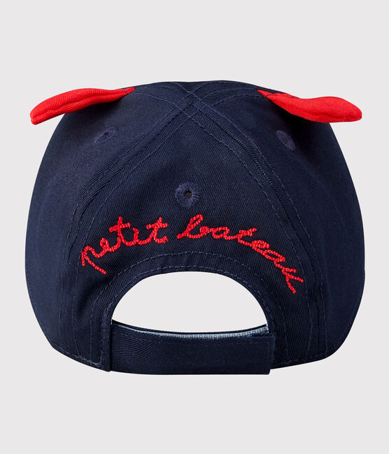 Cappellino bebè bambino blu SMOKING