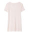 T-shirt a maniche corte con scollo a v donna rosa FLEUR