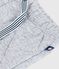 Pantaloni in cotone spesso tinta unita neonato grigio FUMEE CHINE