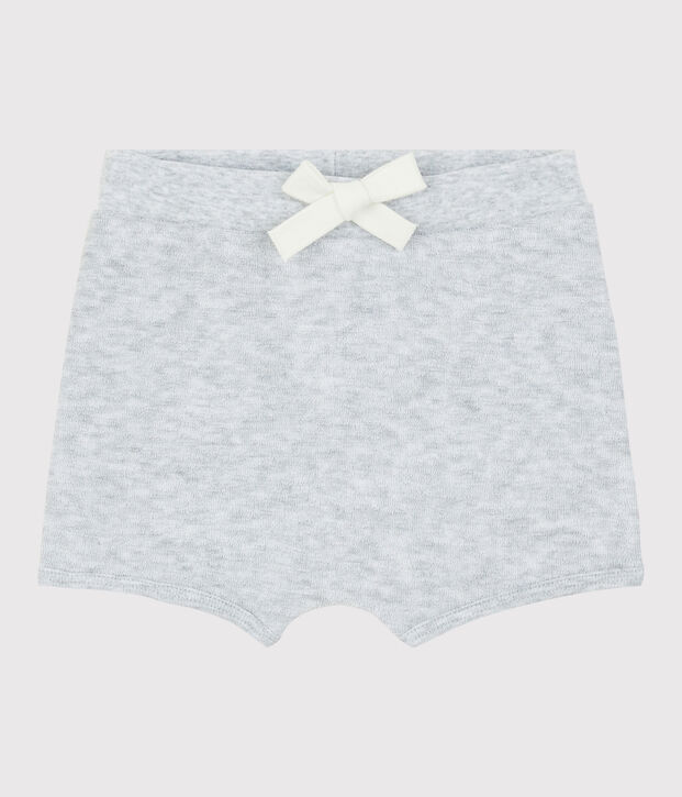 Shorts in spugna bouclette beb&eacute; maschio grigio