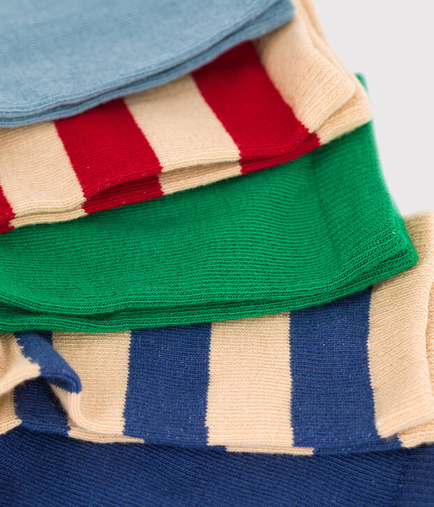 Confezione da 5 paia di calzini bambino/a multicolore