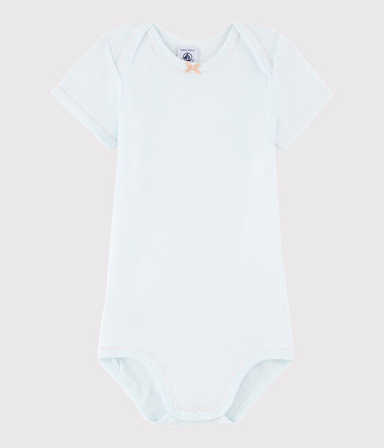 Body manica corta bebè femmina blu BOCAL