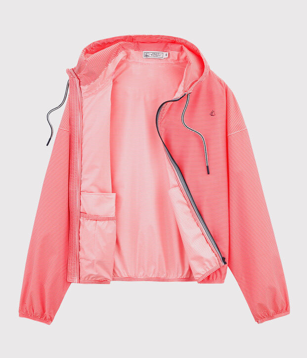 Giacchetta corto unisex rosa/bianco