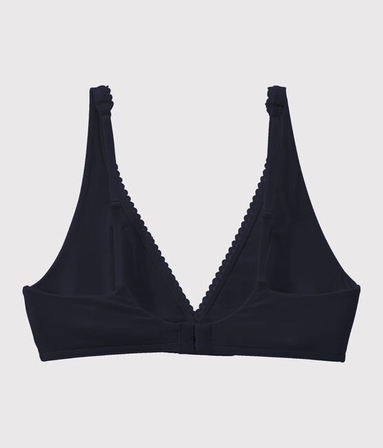 Reggiseno in cotone stretch Donna blu SMOKING