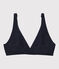 Reggiseno in cotone stretch Donna blu SMOKING