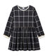 Abito in maglia a scacchi bambina