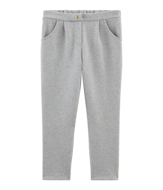 Pantalone in maglia bambina grigio SUBWAY CHINE