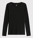 T-shirt in lana e cotone Donna