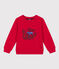Felpa in molleton bambino rosso CORRIDA