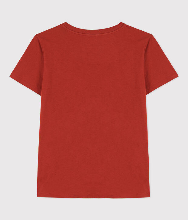 T-shirt LE DROIT girocollo in cotone Donna rosso